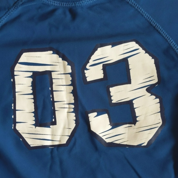 joe fresh short sleeve swim rash guard 3T toddler boys - Picture 2 of 7